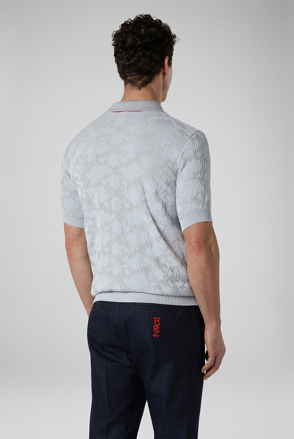 Knitted polo python effect - Pal Zileri shop online