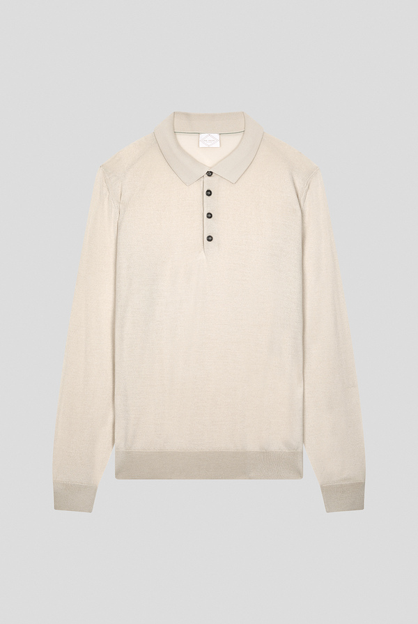 Wool and silk polo - Pal Zileri shop online