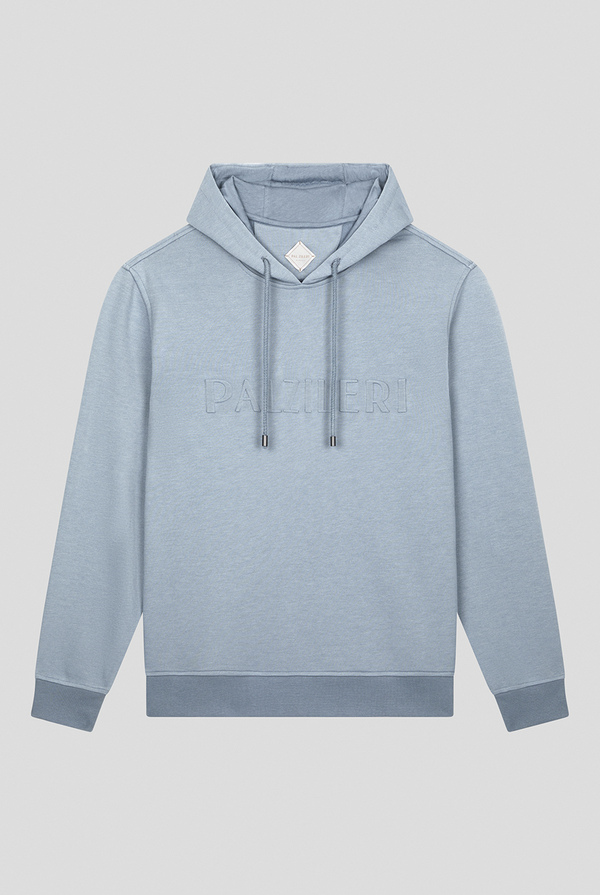 Hooded sweatshirt with logo - Pal Zileri shop online