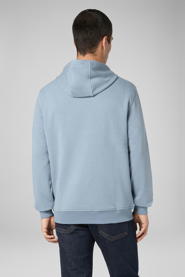 Hooded sweatshirt with logo - Pal Zileri shop online