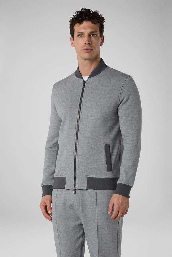 Sweatbomber in technical cotton - Pal Zileri shop online