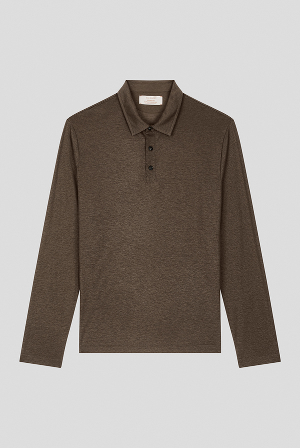 Wool and tencel polo - Pal Zileri shop online