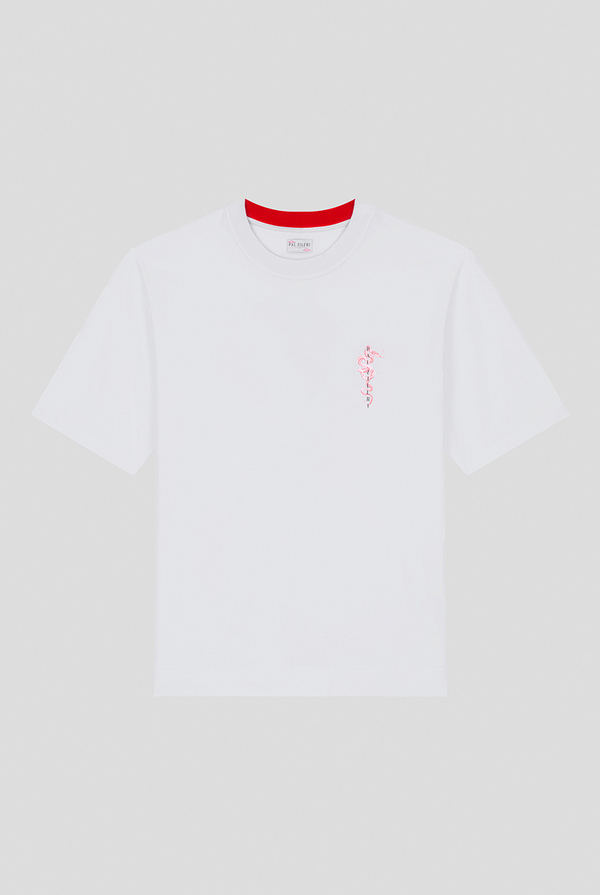 Printed white t-shirt - Pal Zileri shop online