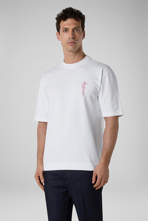 Printed white t-shirt - Pal Zileri shop online