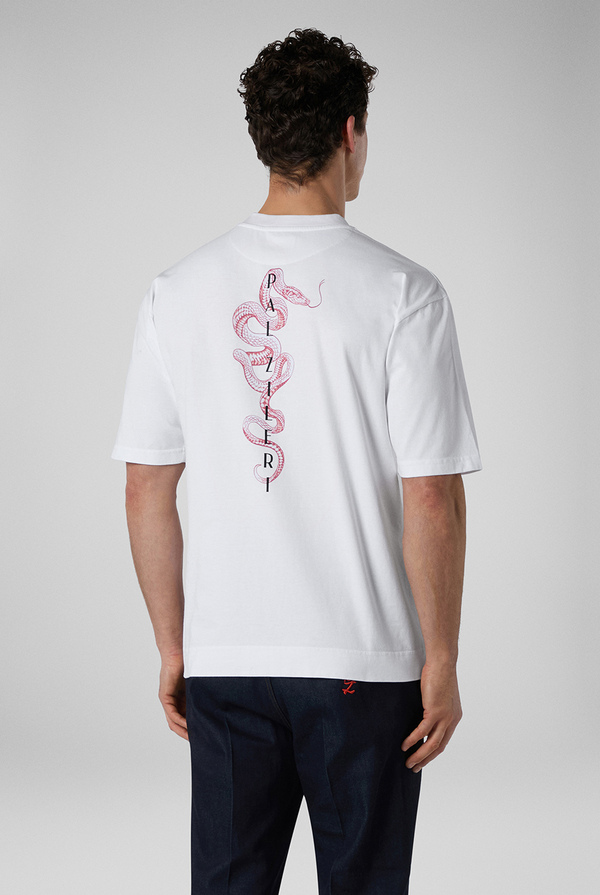 Printed white t-shirt - Pal Zileri shop online