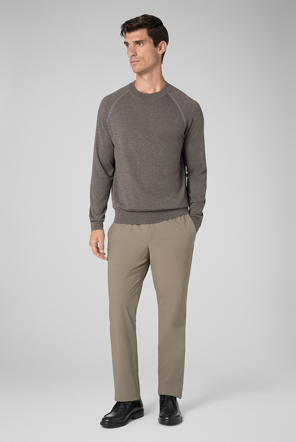 Drawstring trousers in pure wool - Pal Zileri shop online