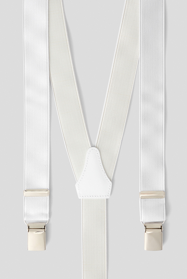 Bretelle elastiche con dettagli in pelle della linea Cerimonia - Pal Zileri shop online