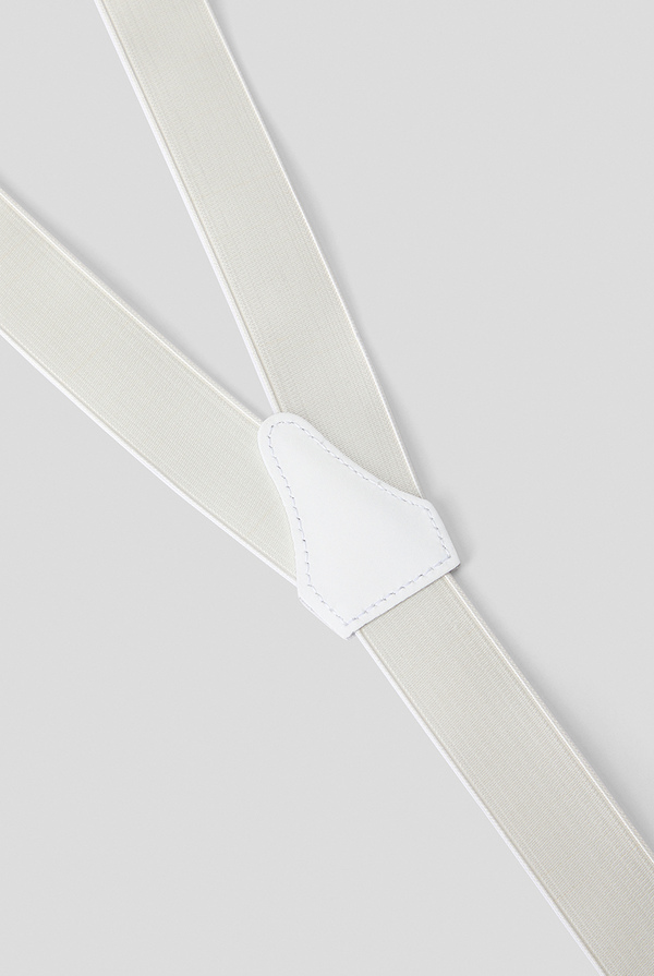Bretelle elastiche con dettagli in pelle della linea Cerimonia - Pal Zileri shop online