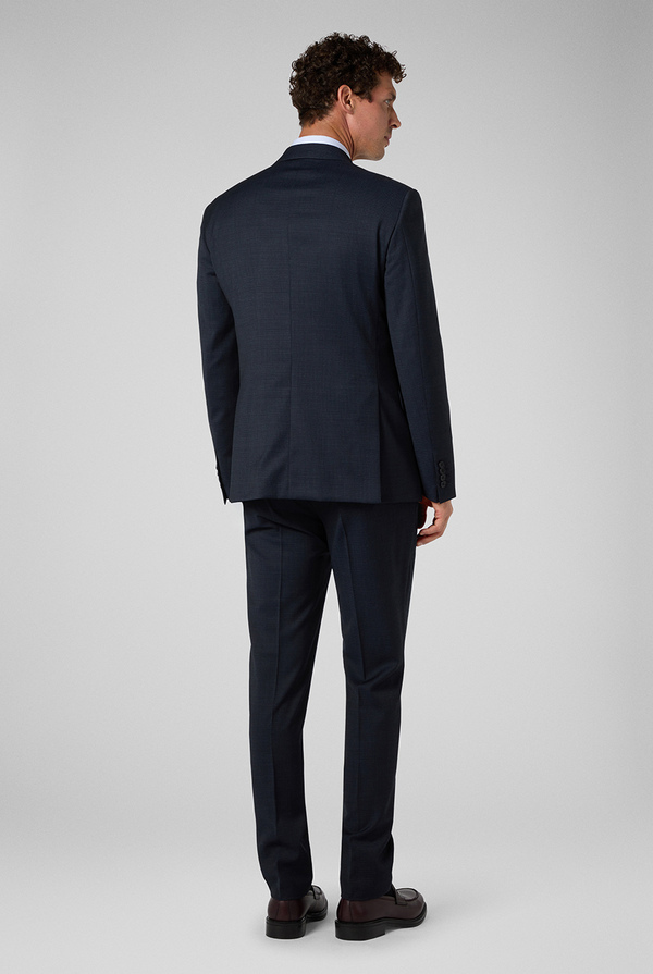 2 piece Palladio suit in stretch wool with pied de poule motif - Pal Zileri shop online