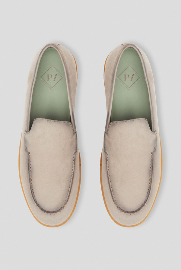 Loafers in nabuk with rubber sole - Pal Zileri shop online