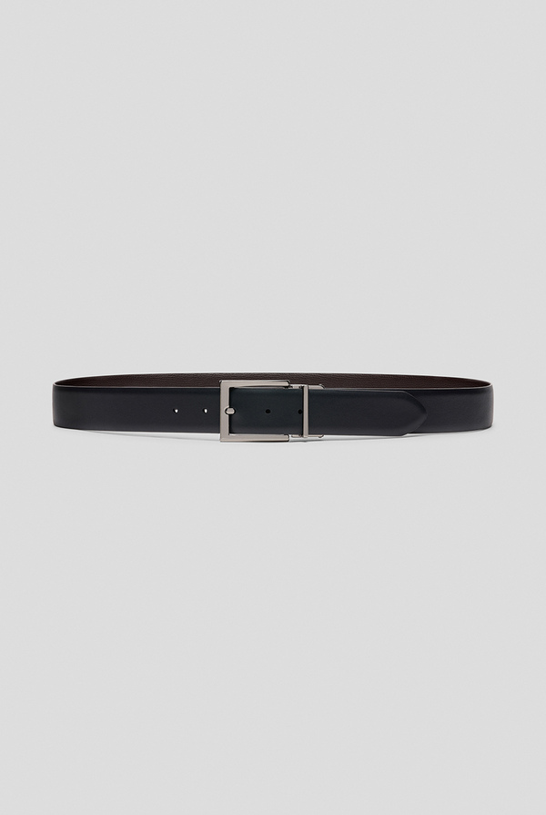 Reversible bicolor leather belt - Pal Zileri shop online