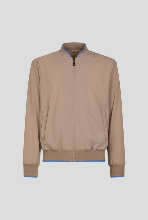 Soft shell bomber in taupe color - Pal Zileri shop online