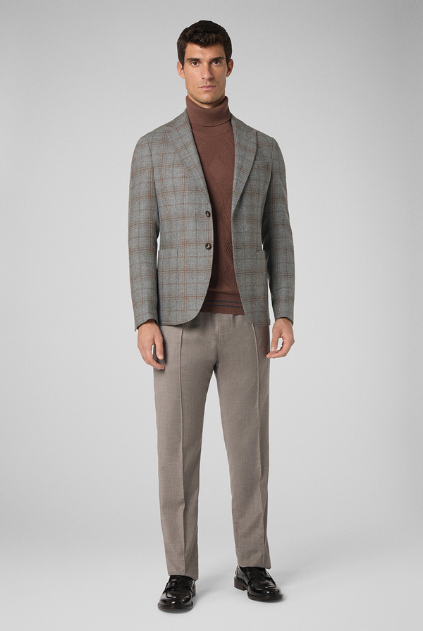 Pantaloni in pura lana con coulisse regolabile - Pal Zileri shop online