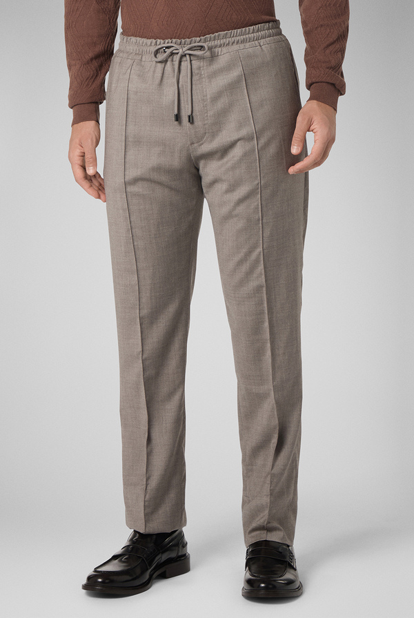 Pantaloni in pura lana con coulisse regolabile - Pal Zileri shop online