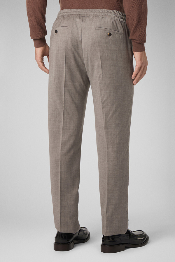 Pantaloni in pura lana con coulisse regolabile - Pal Zileri shop online
