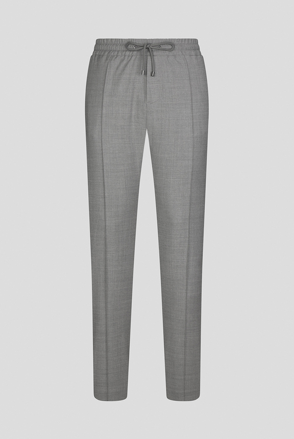 Pantaloni in pura lana stretch con coulisse regolabile - Pal Zileri shop online