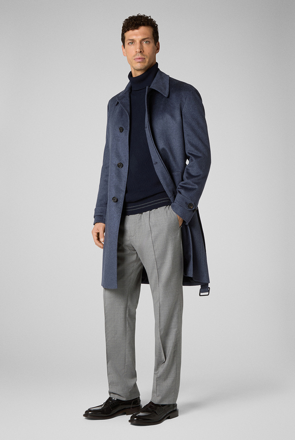 Pantaloni in pura lana stretch con coulisse regolabile - Pal Zileri shop online