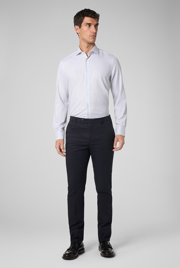 Camicia micro fantasia con collo Torino - Pal Zileri shop online