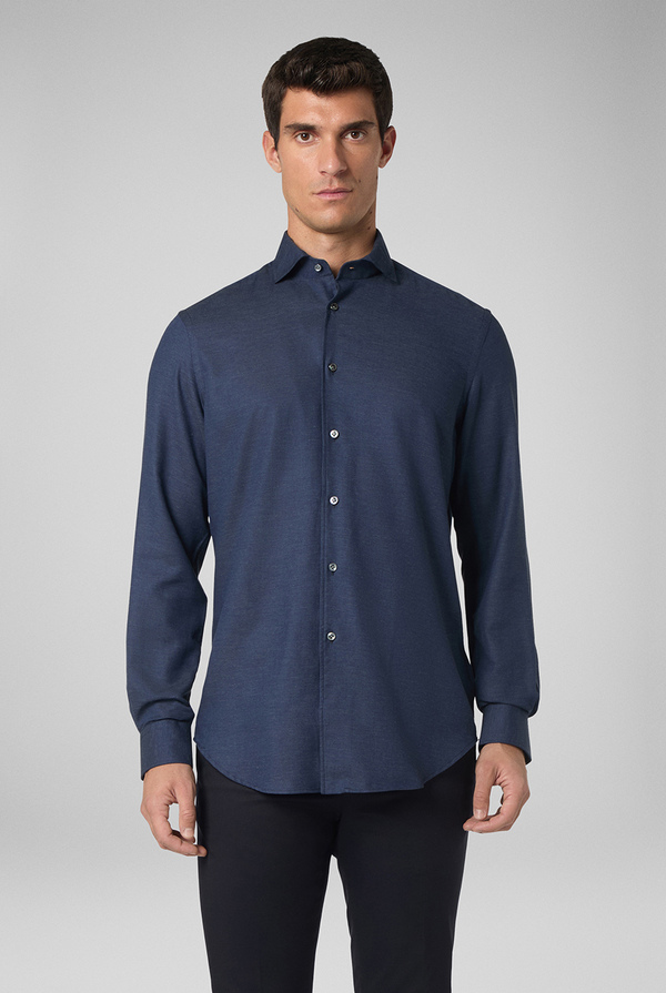 Shirt in cotton and cashmere melange - Pal Zileri shop online