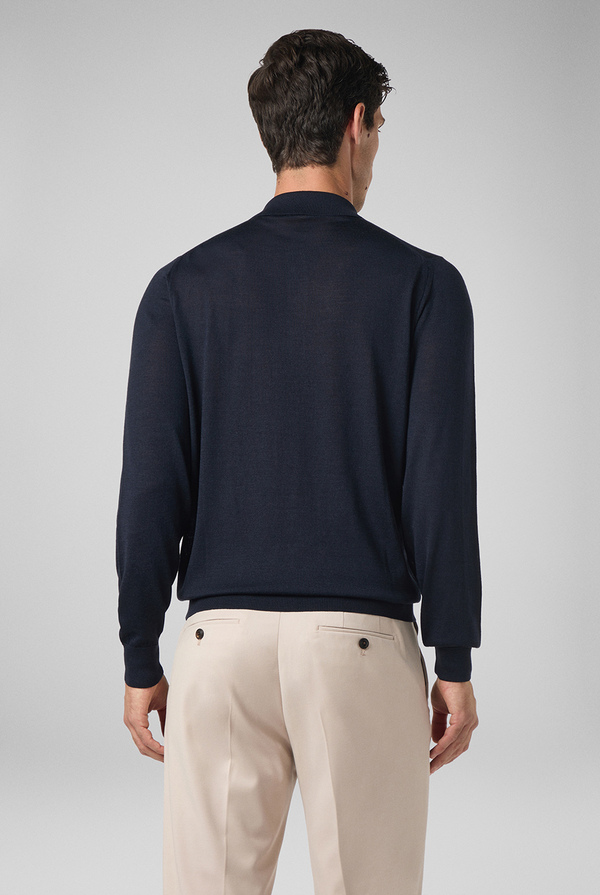 Wool and silk polo - Pal Zileri shop online