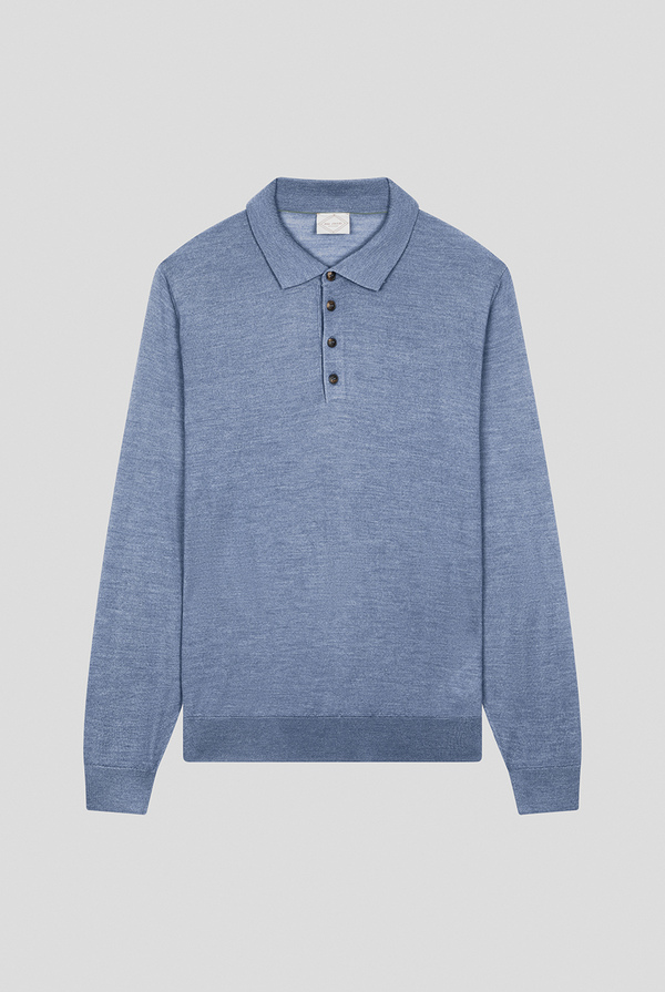 Wool and silk polo - Pal Zileri shop online