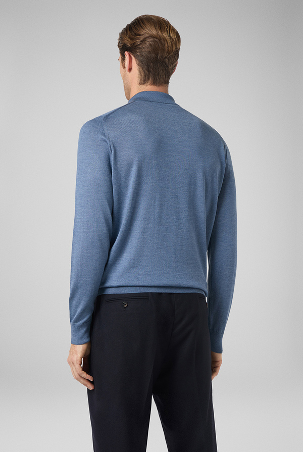 Wool and silk polo - Pal Zileri shop online