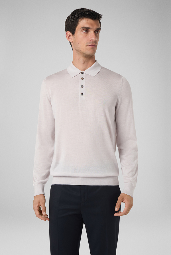 Wool and silk polo - Pal Zileri shop online