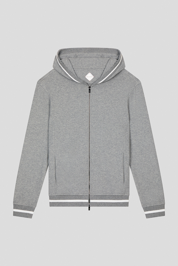 Pal Zileri Hooded Sweatshirt with Contrast Details