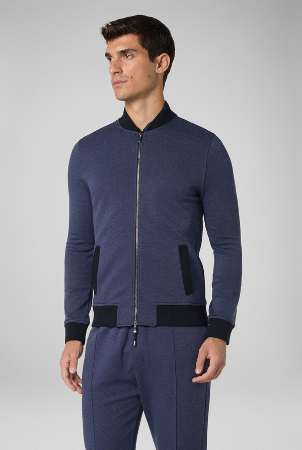 Bomber felpato in cotone tecnico - Pal Zileri shop online