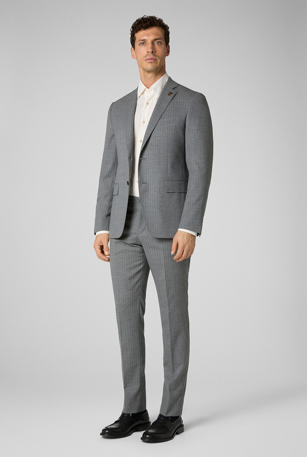 Abito Lord gessato in lana tecnica - Pal Zileri shop online