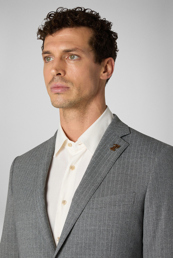 Abito Lord gessato in lana tecnica - Pal Zileri shop online