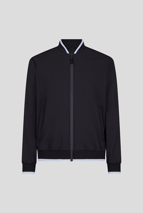 College-inspired nylon bomber jacket wind and rain resistant - Pal Zileri shop online